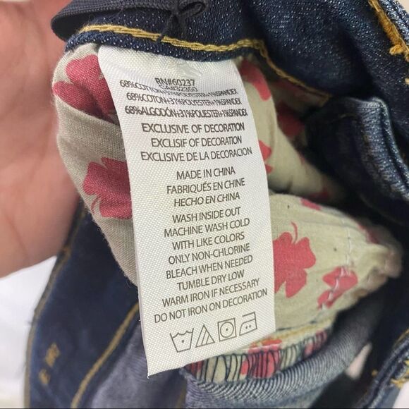 Lucky Brand Riley Short Raw Hem Denim Shorts Size 10 Girl's Summer Cotton Blend - Picture 7 of 10